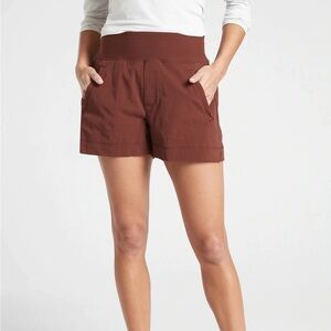 Athleta Women's Trekkie Athletic Shorts in Rust 10